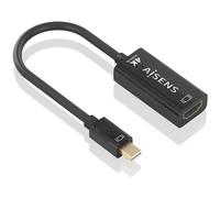 AISENS A125-0904 câble vidéo et adaptateur 0,15 m Mini DisplayPort HDMI Type A (Standard) Noir