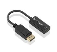 AISENS A125-0908 câble vidéo et adaptateur DisplayPort HDMI Noir