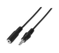 Aisens Câble audio stéréo jack 3,5 mm mâle - femelle noir 3 m