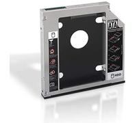 AISENS A129-0152 - Adaptateur de disque dur de 9,5 mm (pour lecteur optique d'ordinateur portable de 12,7 mm) Couleur argentée