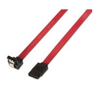 Aisens Câble de données A130-0156 coudé 0,5 m pour disque dur SATA Rouge