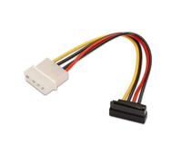 AISENS A131 ¿ 0160 ¿ Câble Alimentation SATA coudé de 16 cm, Couleur Noir