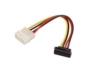 AISENS A131-0160 Câble SATA alimentation coudé 16 cm Noir