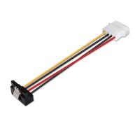 aisens A131 - 0163 - Câble coudé avec Fixations de 16 cm (4Pin/M-SATA) Couleur Noir
