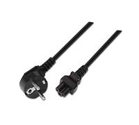 Aisens Câble électrique A132-0172 – Noir 1,5 m CEE7/7 Coupleur C5
