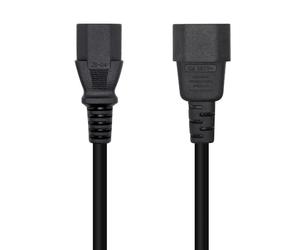 AISENS A132-0466 câble électrique Noir 3 m Coupleur C13 Coupleur C14