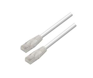 AISENS A133 - 0196 - Câble réseau latiguillo RJ45 (0.5 m, 10/100 mbit/s, commutateur/routeur/Modem/Panneau de Brassage/Point d'accès/Champs de jonction) Couleur Blanc
