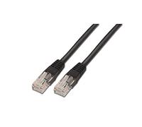 AISENS A133 - 0202 - Câble réseau latiguillo RJ45 (0.5 m, 10/100 mbit/s, commutateur/routeur/Modem/Panneau de Brassage/Point d'accès/Champs de jonction) Couleur Noir