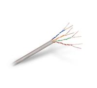 AISENS A133 - 0208 - Câble de réseau RJ45 (Rigide, Bobine de 100 m pour l'installation) Couleur Gris