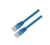 AISENS A135 - 0244 - Câble réseau latiguillo RJ45 (3 m, 10/100/1000 Mbit/s, commutateur/routeur/Modem/Panneau de Brassage/Point d'accès/Champs de jonction) Couleur Bleu