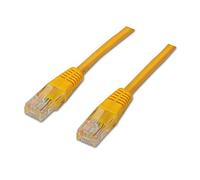 AISENS A135 - 0255 - Câble réseau latiguillo RJ45 (2 m, 10/100/1000 Mbit/s, commutateur/routeur/Modem/Panneau de Brassage/Point d'accès/Champs de jonction) Couleur Jaune