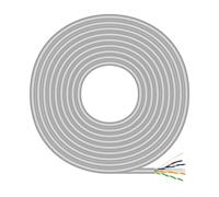 AISENS - A135-0660 - Câble réseau RJ45 Cat.6 UTP rigide AWG23 CCA, gris, 100 m