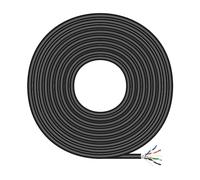 Aisens Câble réseau extérieur étanche A135-0673 – RJ45 Cat.6 FTP AWG24 Noir 100 m