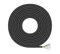 Aisens Câble réseau extérieur A135-0675 RJ45 Cat.6 UTP AWG23 Cca étanche Noir 100 m