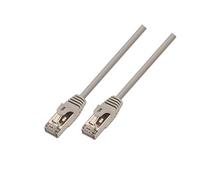 AISENS A136 - 0276 - Câble réseau latiguillo RJ45 FTP (3 m, 10/100/1000 Mbit/s, commutateur/routeur/Modem/Panneau de Brassage/Point d'accès/Champs de jonction) Couleur Gris