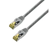 Aisens Câble de raccordement RJ45 A146-0332 Cat.7 600 MHz S/FTP Pimf AWG26 LSZH Gris 25 cm
