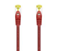 Aisens Câble réseau RJ45 A146-0469 Cat7 S/FTP Rouge 0,5 m