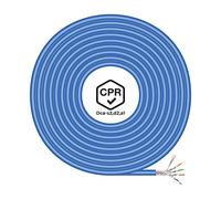 AISENS A146-0665 Bobine de câble réseau RJ45 Cat.7 S/FTP AWG23 LSZH CPR DCA 305 m Bleu