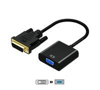 AISENS A147-0352 câble vidéo et adaptateur 0,1 m DVI-D VGA (D-Sub) Noir