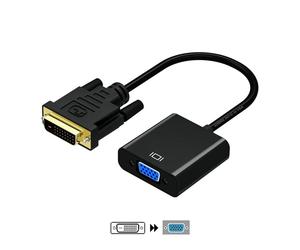AISENS A147-0352 câble vidéo et adaptateur 0,1 m DVI-D VGA (D-Sub) Noir