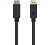 AISENS - A149-0391 - DISPLAYPORT V1.4 8K@60HZ, DP/M-DP/M Cable, Schwarz, 3.0M