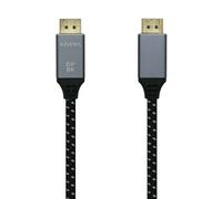 AISENS A149-0437 DISPLAYPORT V1.4 8K@60Hz, DP/M-DP/M, Grey/Black, 2m