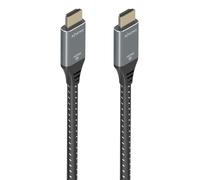 Câble HDMI V2.1 Ultra Haut Débit / HEC 8K@60Hz 48Gbps - A/MA/M - 7m - Couleur Gris