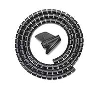 AISENS - A151-0406 - Organisateur de câbles en Spirale 25 mm, Noir, 1 m