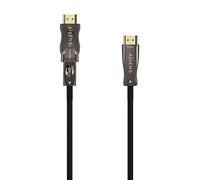 AISENS - A153-0647 - Câble HDMI V2.1 AOC amovible ultra haute vitesse 8K@60Hz 4K@120Hz 4:4:4 48Gbps, A/M-D/A/M, noir, 40m
