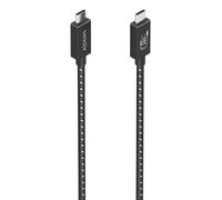 AISENS A156-0866 câble USB USB4 Gen 3x2 0,5 m USB C Noir