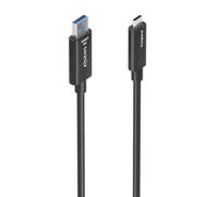 AISENS - A157-0926 - Câble USB 3.2 GEN2x1 10 GBPS AOC Données uniquement, USB-A/M-USB-C/M, 25 m