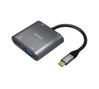 AISENS Adaptateur USB Type-C A109-0626 HDMI HEMBRA VGA HEMBRA USB Type-C Macho USB HEMBRA USB Type-C HEMBRA