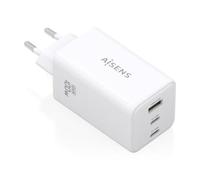 AISENS ASCH-100W3P051-W chargeur d'appareils mobiles Universel Blanc Secteur Charge rapide Intérieure
