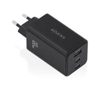 AISENS ASCH-100W3P052-BK chargeur d'appareils mobiles Universel Noir Secteur Charge rapide Intérieure