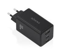 Aisens Asch-100w3p052-Bk Chargeur D'appareils Mobiles Universel Noir Secteur Charge Rapide Intérieure
