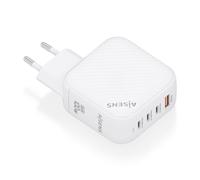 AISENS ASCH-100W4P028-W chargeur d'appareils mobiles Universel Blanc Secteur Charge rapide Intérieure
