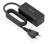Aisens Asch-100w4p054-Bk Chargeur D'appareils Mobiles Universel Noir Secteur Charge Rapide Intérieure