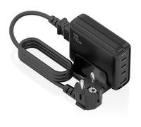 Aisens Asch-140w4p056-Bk Chargeur D'appareils Mobiles Universel Noir Secteur Charge Rapide Intérieure