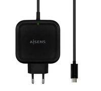 Aisens ASCH-1PD65WL-BK/ 1xUSB Type-C/ Chargeur mural 65W