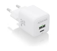 Aisens Asch-20w2p010-W Chargeur D'appareils Mobiles Universel Blanc Secteur Charge Rapide Intérieure