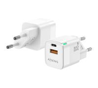 AISENS ASCH-30W2P004-W chargeur d'appareils mobiles Universel Blanc Secteur Charge rapide Intérieure