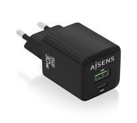 AISENS ASCH-30W2P038-BK chargeur d'appareils mobiles Universel Noir Secteur Charge rapide Intérieure