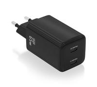 Aisens Asch-65w2p040-Bk Chargeur D'appareils Mobiles Universel Noir Secteur Charge Rapide Intérieure