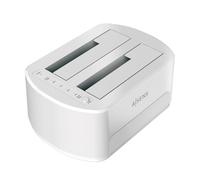 Aisens Station d'accueil ASDS-D02W double baie SATA 2.5/3.5 USB 3.0/3.1 Gen1 Clone Blanc