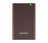 AISENS - ASE-2525BWN - Boîtier externe pour disque dur 2,5" SATA A USB 2.0/USB 3.0/USB3.1 GEN1, Marron