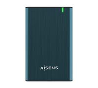 AISENS - ASE-2525PB - Boîtier Externe pour Disque Dur 2,5" SATA A USB 2.0/USB 3.0/USB3.1 GEN1, Bleu Pacifique