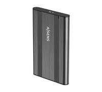 Aisens Boîtier externe 2,5" 9,5 mm ASE-2526GR SATA à USB 3.0/USB 3.1 Gen1 Gris
