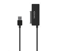 Aisens Adaptateur disque dur SATA 2,5"/3,5" vers USB-A ASE-35A01B USB 3.1 Gen1 Noir