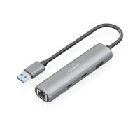 AISENS ASUC-4P036-GR station d'accueil Avec fil USB 3.2 Gen 1 (3.1 Gen 1) Type-A Gris