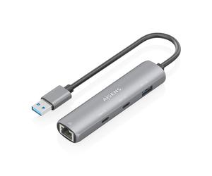 AISENS ASUC-4P036-GR station d'accueil Avec fil USB 3.2 Gen 1 (3.1 Gen 1) Type-A Gris